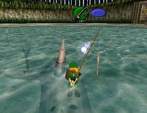 how to catch the biggest fish in ocarina of time|Sinking Lure .